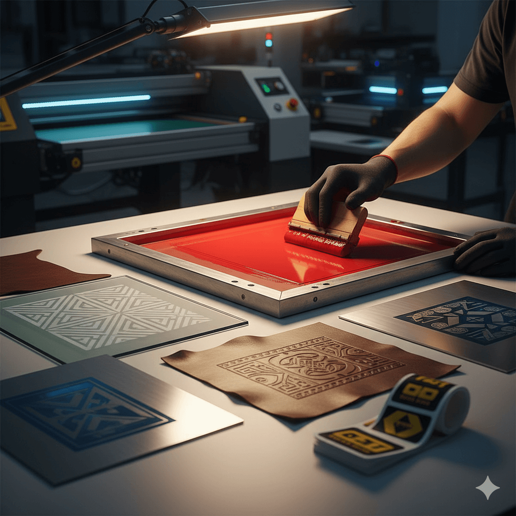 Serigrafia: la stampa che trasforma materiali e idee in opere d’arte